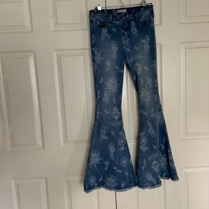 Free people printed super flares